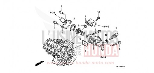 THERMOSTAT CB600FA3A de 2010